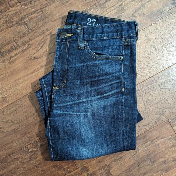 J. Crew Women's Skinny Jeans - Dark Blue - Picture 4 of 6